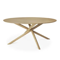 Oak Mikado eettafel - rond 150 - eiken