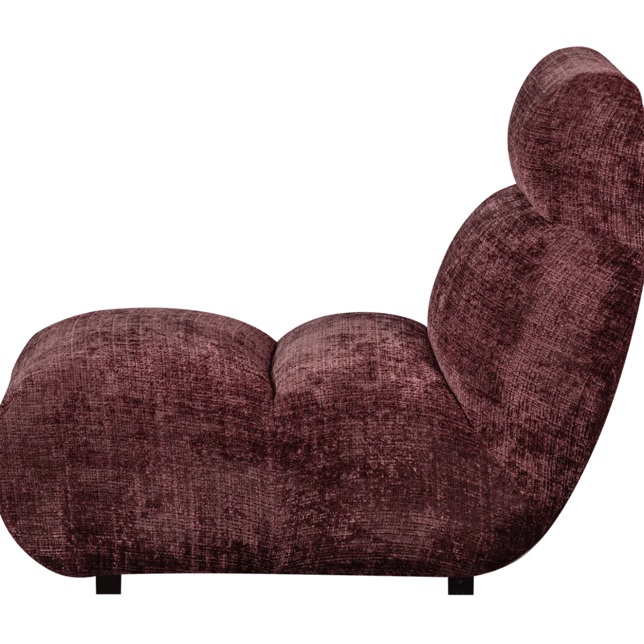 Observe fauteuil aubergine