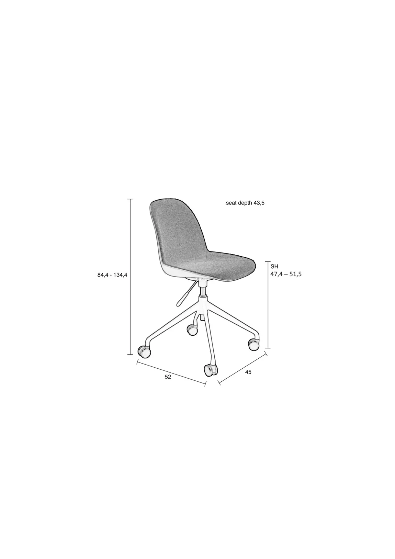Office chair albert kuip green