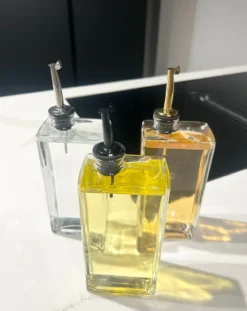 Olie dispenser Bani zilver