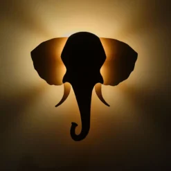 Olifant - Dieren wandlamp