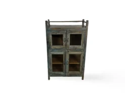 Onderkast glas blauw uniek