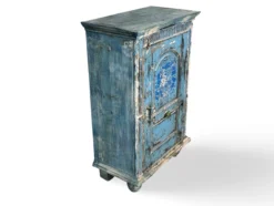 Onder kast India 1 deur blauw uniek Onder kast India 1deur blauw uniek