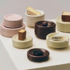 Ontbijtbord Barro Ø18 cm pink - set van 2