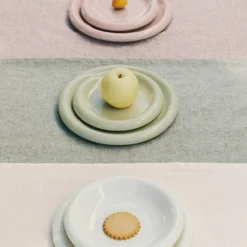 Ontbijtbord Barro Ø18 cm pistachio - set van 2