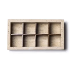 Opbergbox travertine 32,5x17,5x8 cm