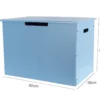 Opbergbox van hout blauw