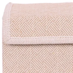 Opbergdoos Auri beige square 35x24x20cm