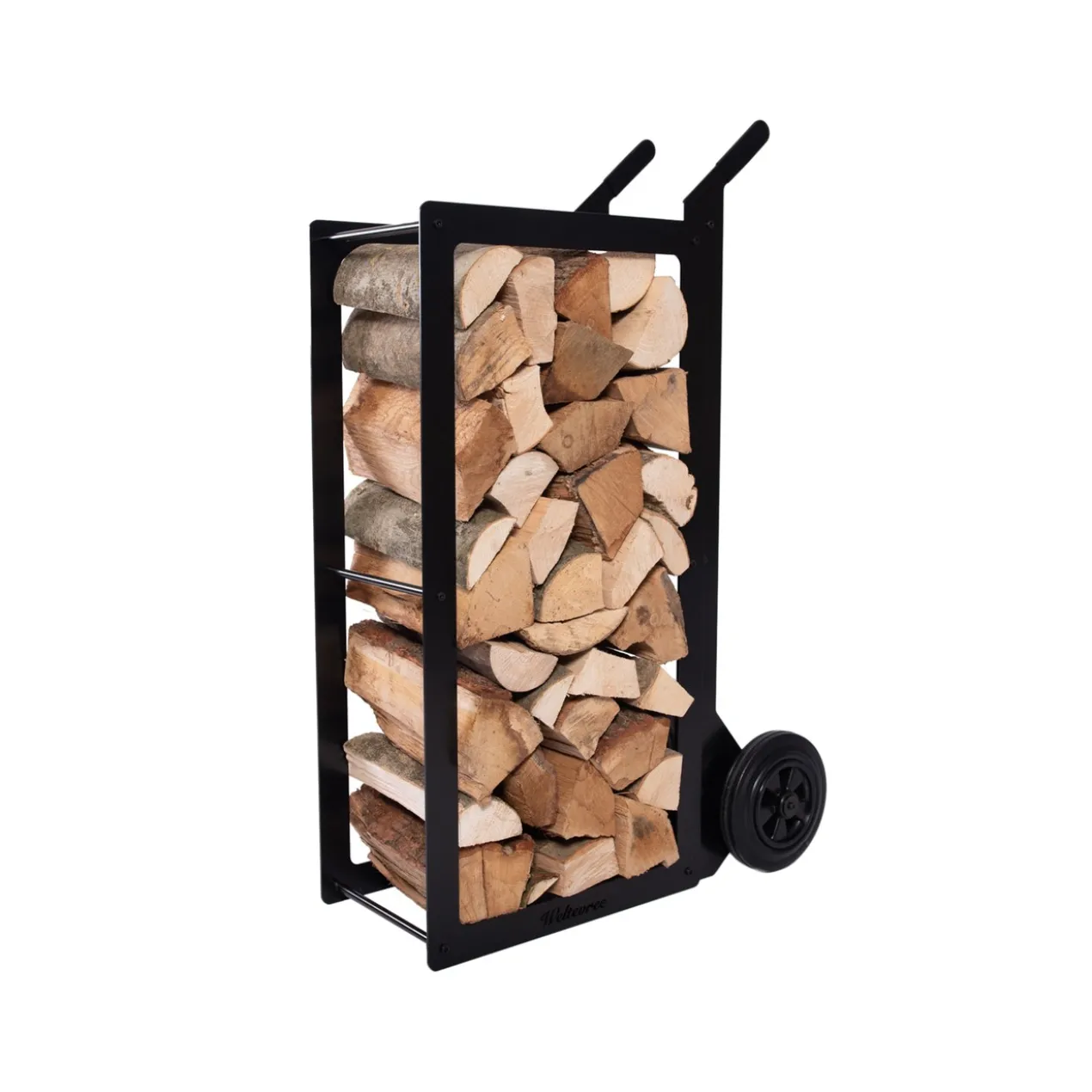 Opbergframe Woodstock haardhoud met trolly
