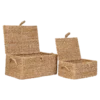 Opbergmanden Benji zeegras - set van 2 Naturel