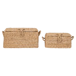 Opbergmanden Benji zeegras - set van 2 Naturel