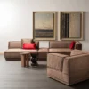 Orivo bijzettafel hout hoogglans oudroze [fsc]