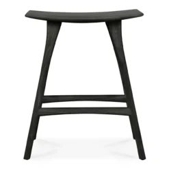Osso hoge kruk 65 - zwart eiken