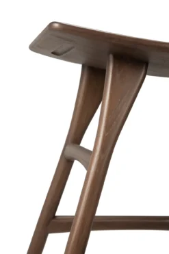 Osso kruk 45 - bruin teak - gelakt