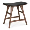 Osso kruk - bruin teak/zwart leer