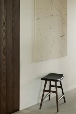 Osso kruk - bruin teak/zwart leer