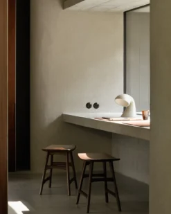 Osso kruk - bruin teak/zwart leer