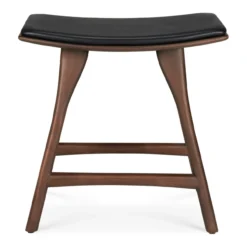 Osso kruk - bruin teak/zwart leer