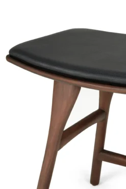 Osso kruk - bruin teak/zwart leer