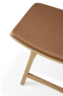 Osso kruk 45 - eiken - cognac leer