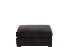 Ottoman velvet zwart