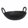 Oude ijzeren wokpan Large 30cm