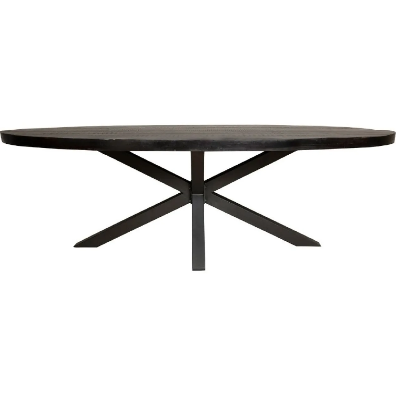 Ovale Tafel Maas Zwart Maat 210