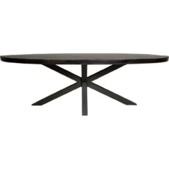 Ovale Tafel Maas Zwart Maat 300