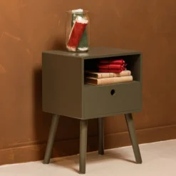 Ozzy nachtkastje mdf warm groen