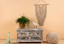Panipat - Vintage Salontafel met Opbergruimte
