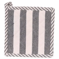 Pannenlap Emma black - set van 2