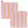 Pannenlap Emma lupine brown - set van 2