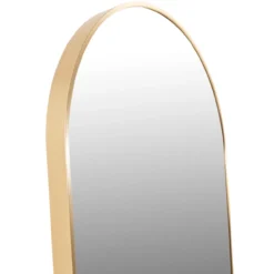 Passpiegel arched 50x150 - goud