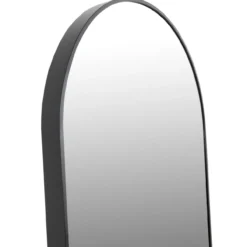 Passpiegel arched 50x150 - zwart