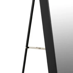 Passpiegel arched 50x150 - zwart