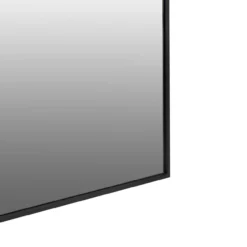 Passpiegel arched 50x150 - zwart