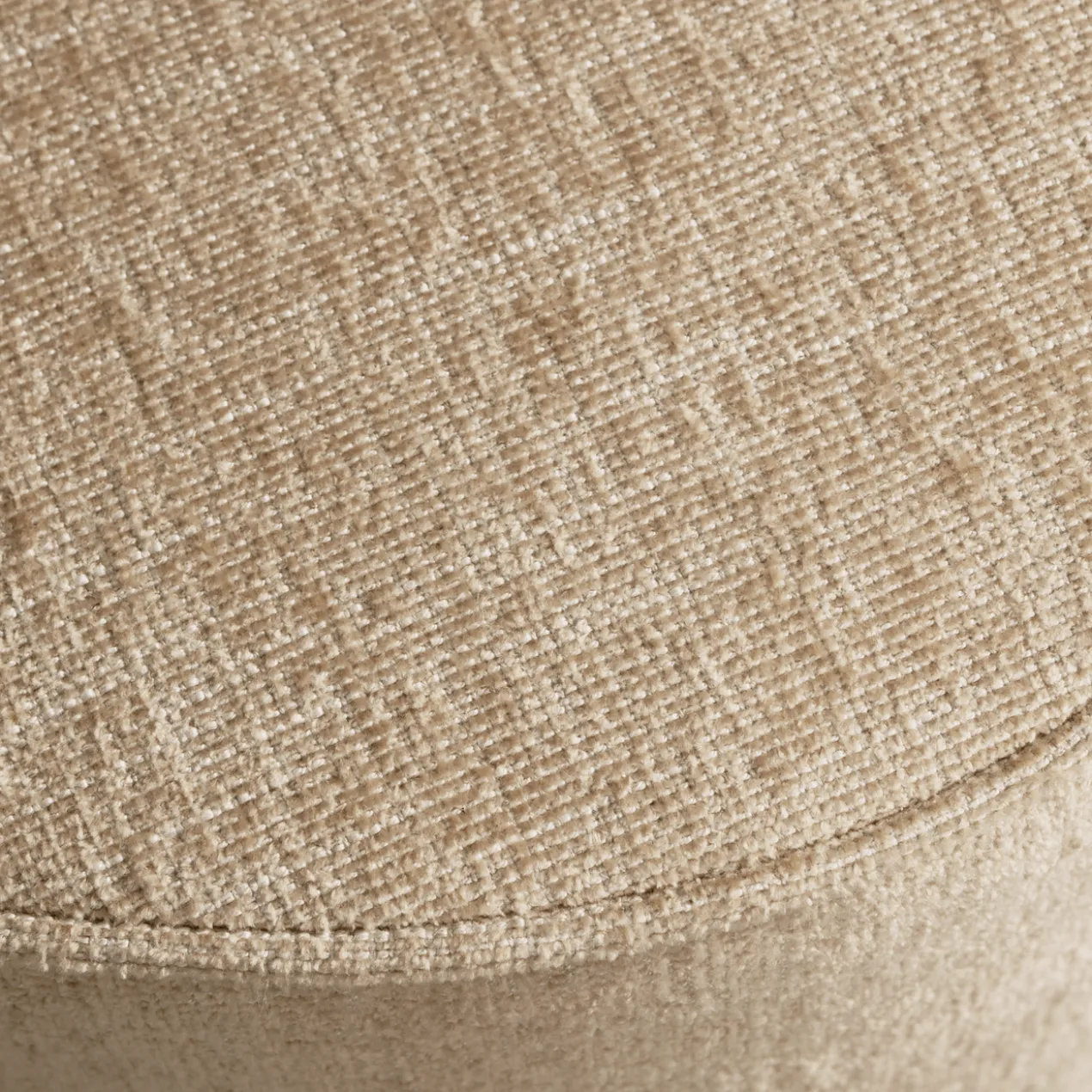 Pearl poef naturel melange