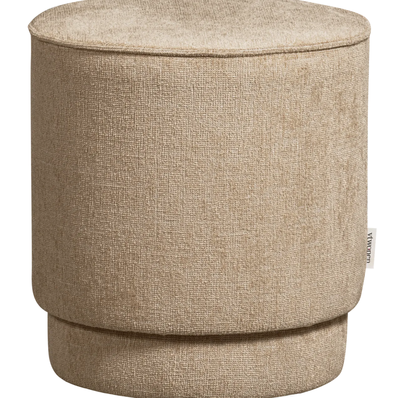 Pearl poef naturel melange