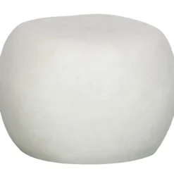 Pebble bijzettafel betonlook wit 35xo50