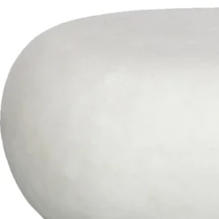 Pebble bijzettafel betonlook wit 31x65x49