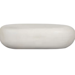 Pebble salontafel betonlook wit 28x100x43 cm
