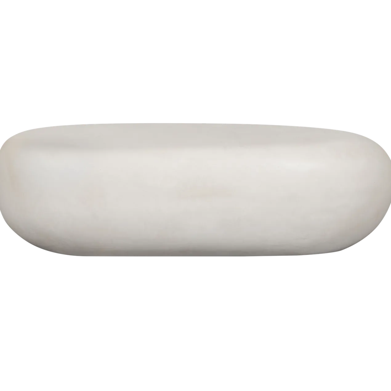 Pebble salontafel betonlook wit 28x100x43 cm
