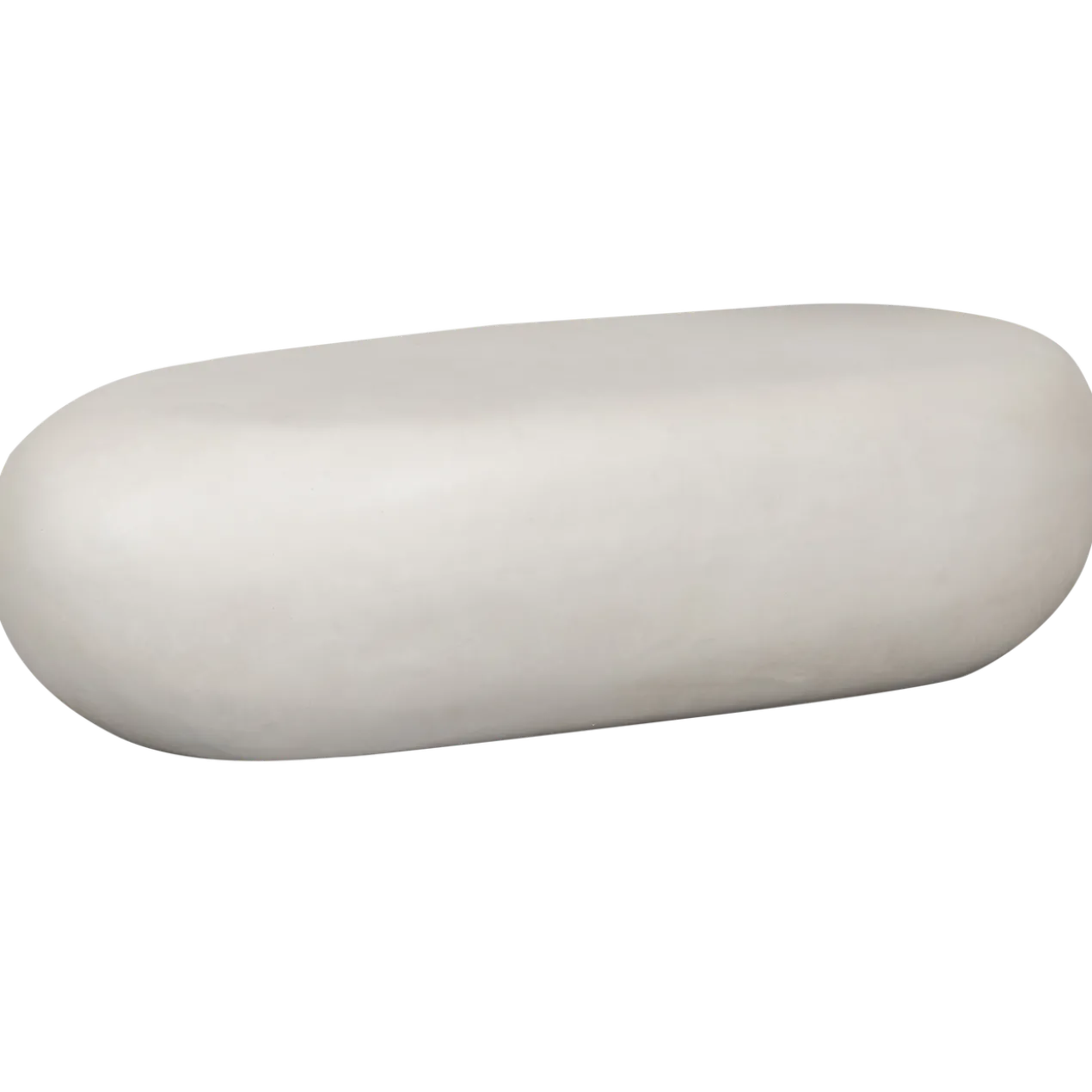 Pebble salontafel betonlook wit 28x100x43 cm