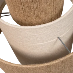 Pelle hanglamp touw naturel