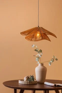 Pendant lamp Sombra double paper rope naturel