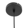 Pendant lamp Sombra paper rope black