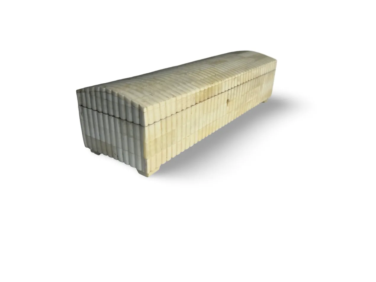 Pennenbak bone inlay wit