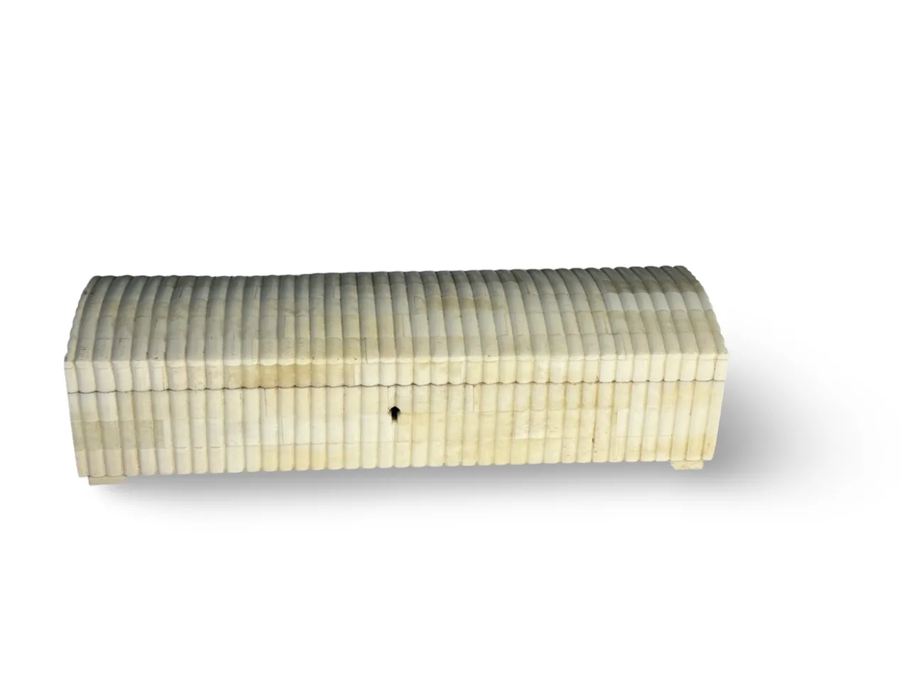 Pennenbak bone inlay wit