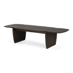 PI koffietafel 155x58 - mahonie donkerbruin