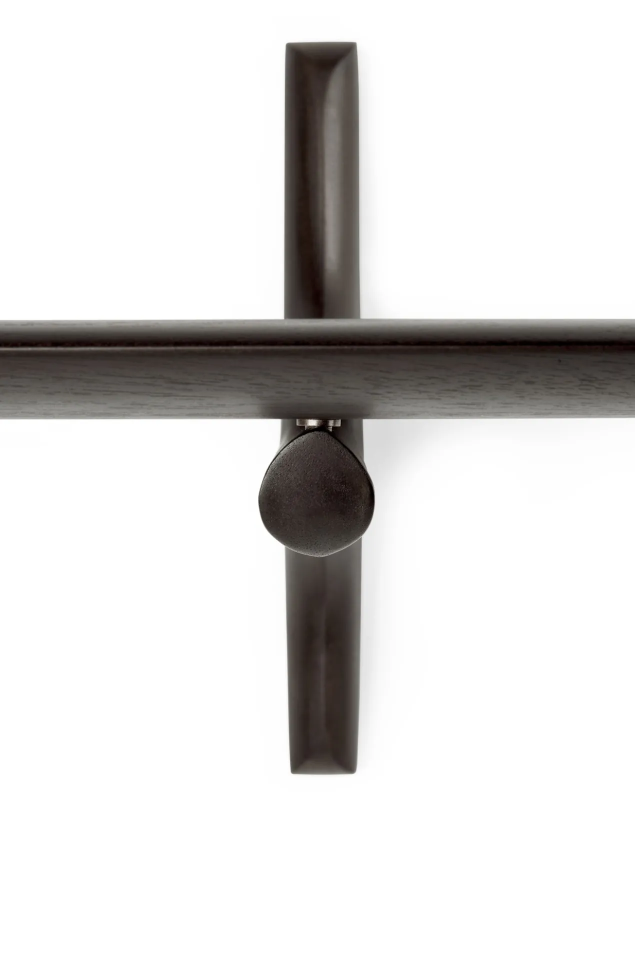 PI wandplank - 168cm - mahonie bruin